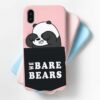 Bare Bear Black Mobile Cover