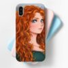 Brown Hair Girl Mobile Cover