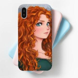 Brown Hair Girl Mobile Cover