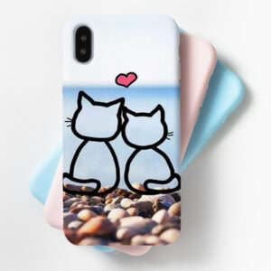 Couple Cat Mobile Cover