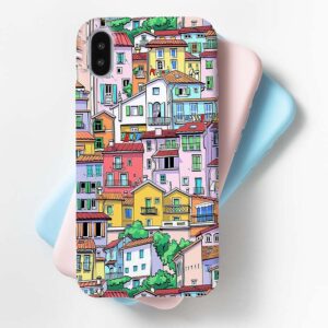 Colorful Houses Design Mobile Cover