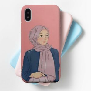 Hijab Girl Pink Mobile Cover