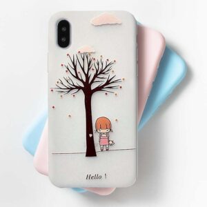 Hello Tree Girl Mobile Cover