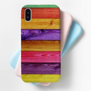 Wooden Design Mobile Cover